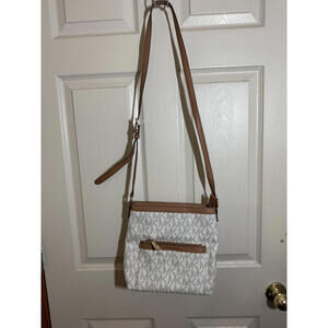 Michael Kors Signature MK Crossbody Shoulder Bag